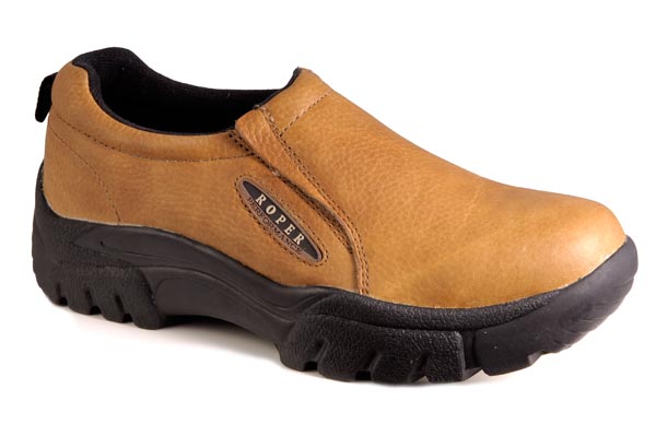 Men's Rugged Work Slip-On Shoe - Tan