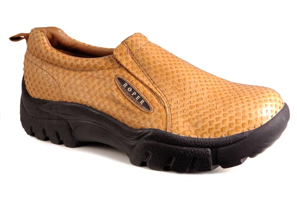 Premium Men's Work Slip-On Shoe - Tan