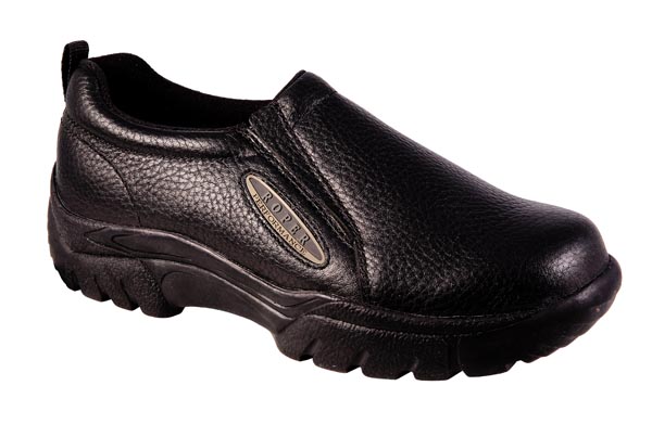 Men's Industrial Slip-On Safety Shoe - Tan