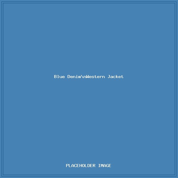Classic Blue Denim Western Jacket